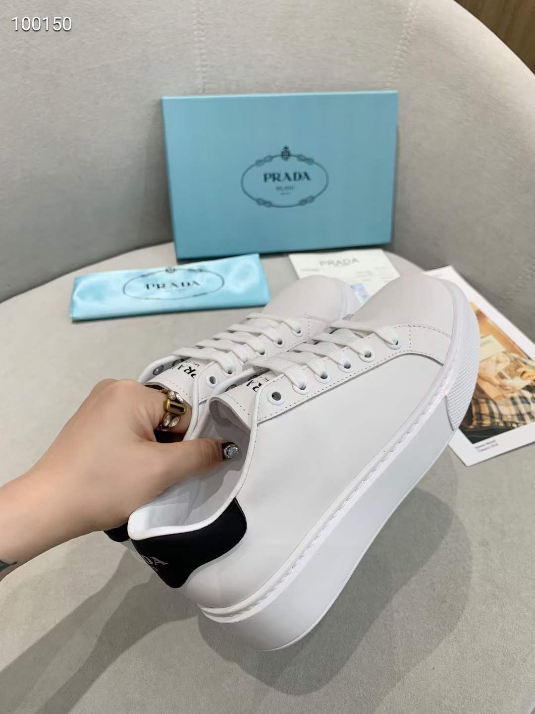 Women P*rada Top Sneaker