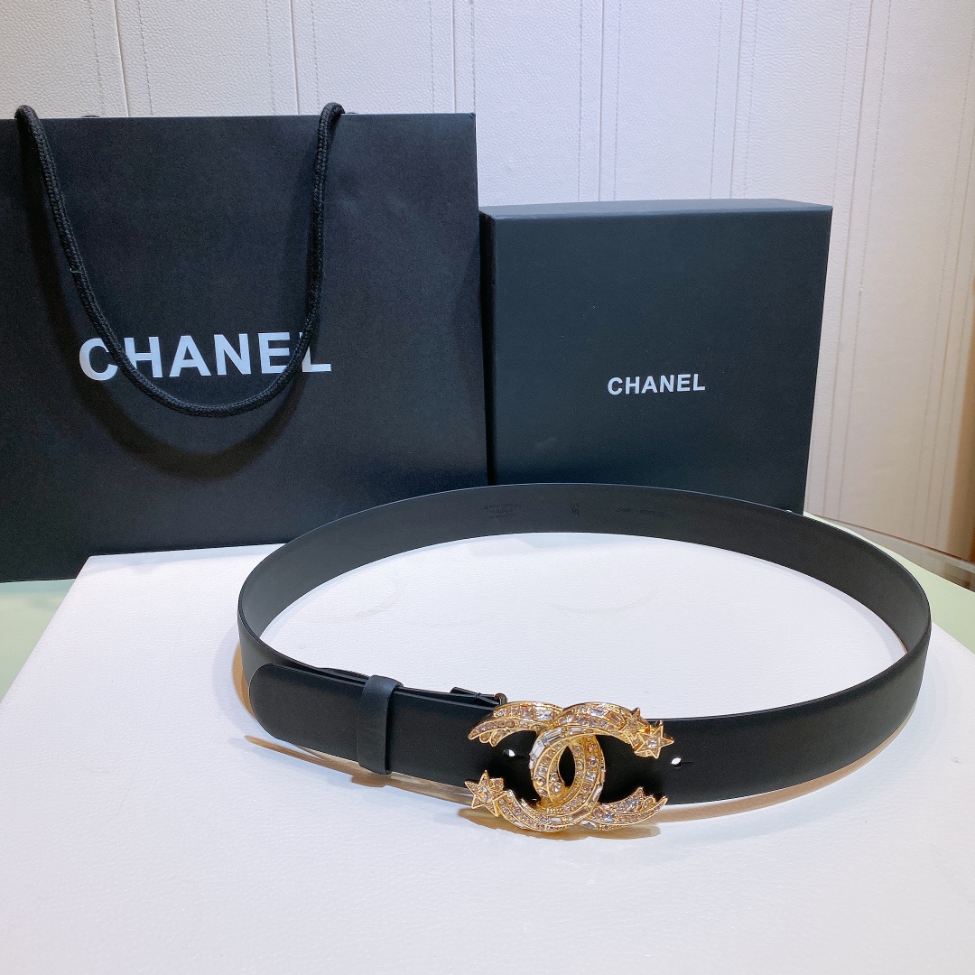 C*hanel Belts Top Quality 30MM