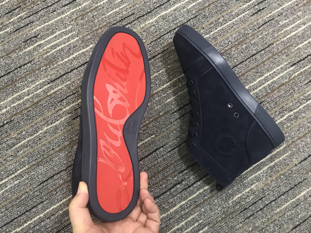 C*ristian L*uboutin Suede Leather Sneaker