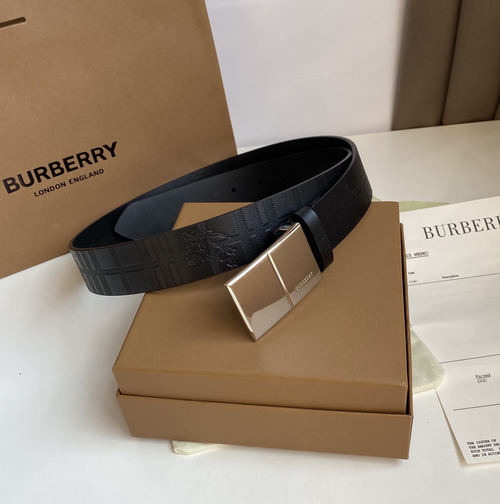 B*urberrry Belts Top Quality 35MM