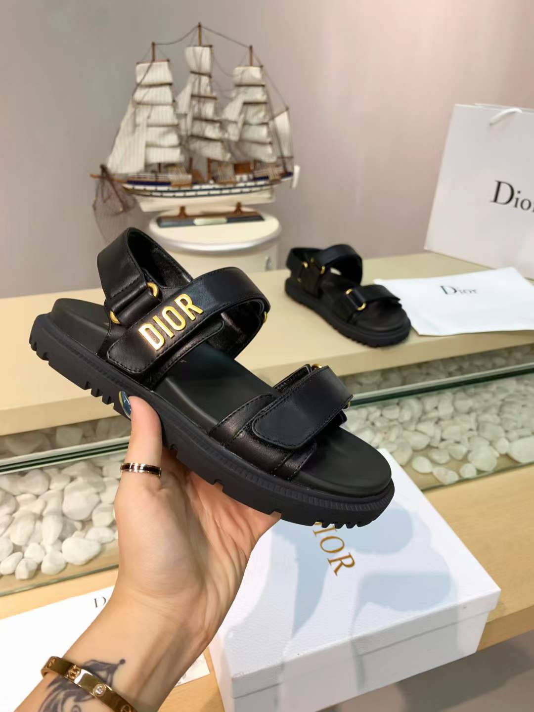 Women D*ior Top Sandals