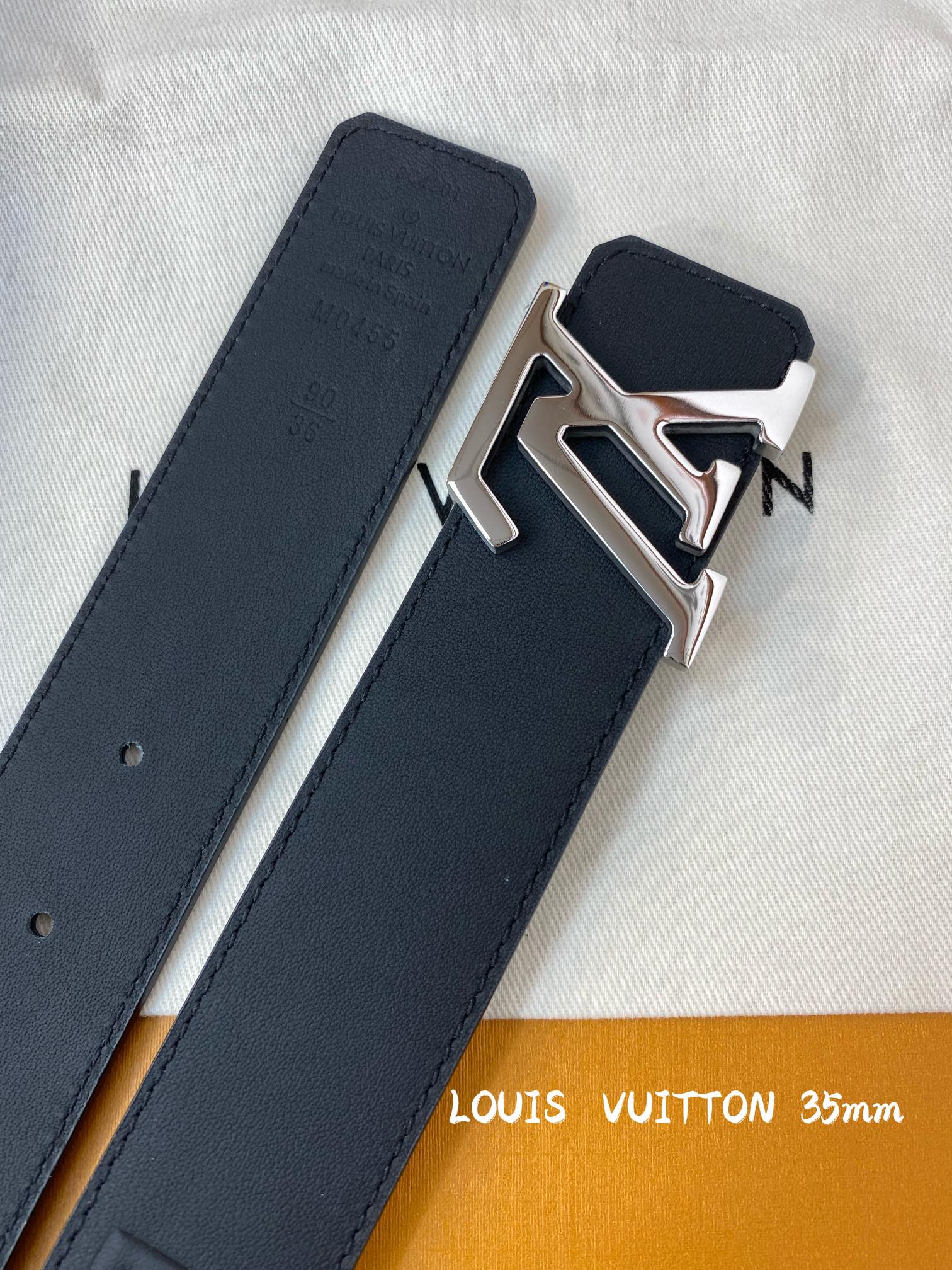 L*ouis V*uitton Belts Top Quality 35MM