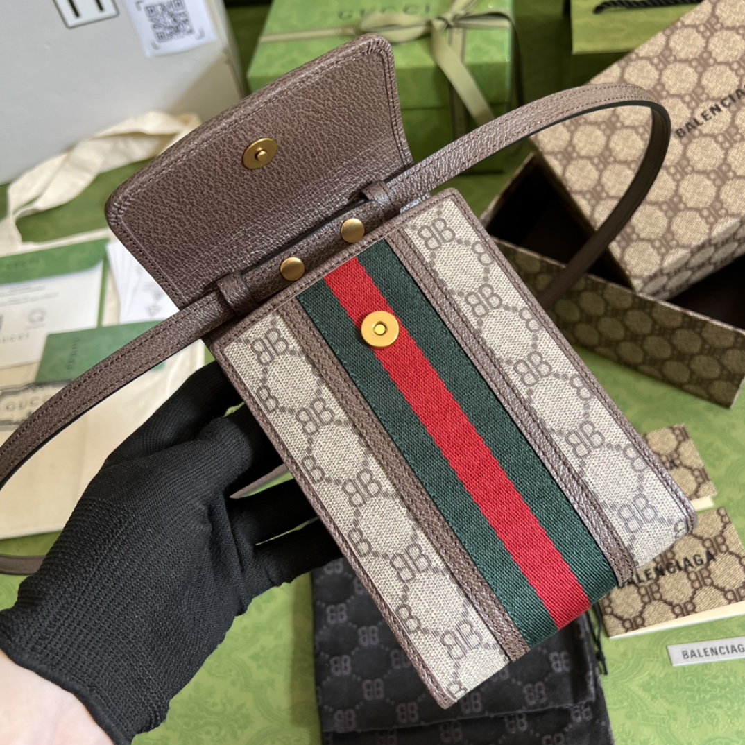 G*ucci Bag Top Quality 11.7*17.8*3.6CM