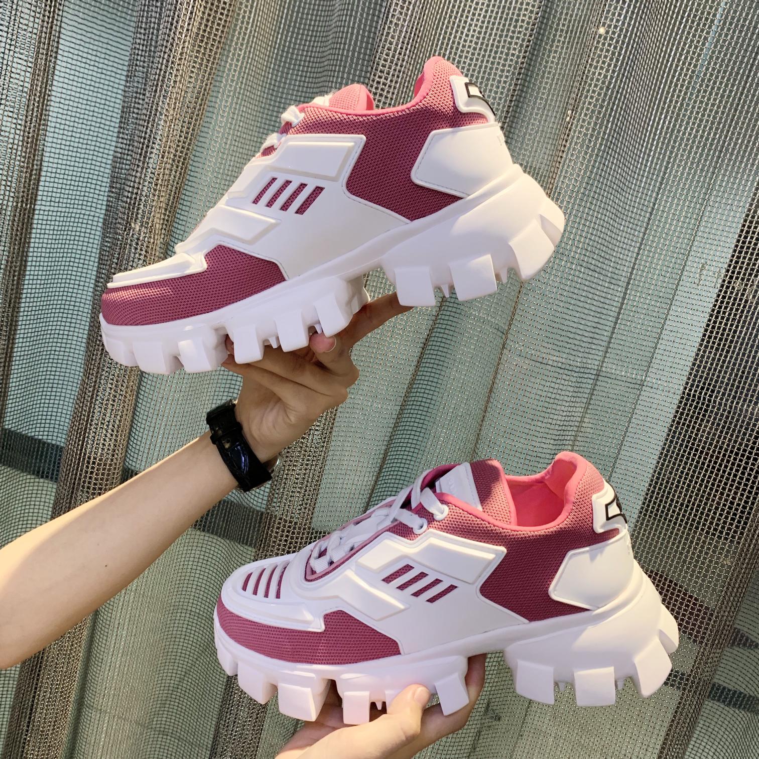 Men Women P*rada Top Sneaker