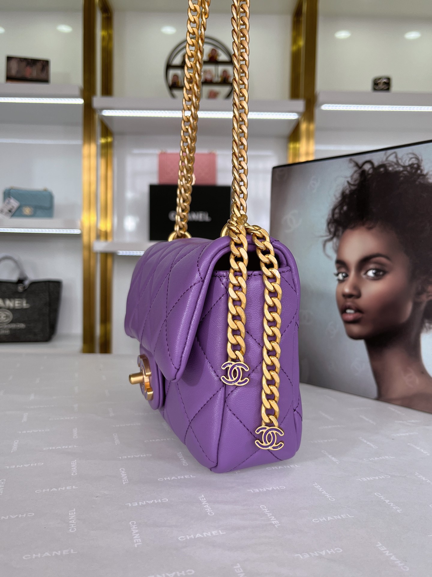 C*hanel Bag Top Quality 18.5*14*5*cm