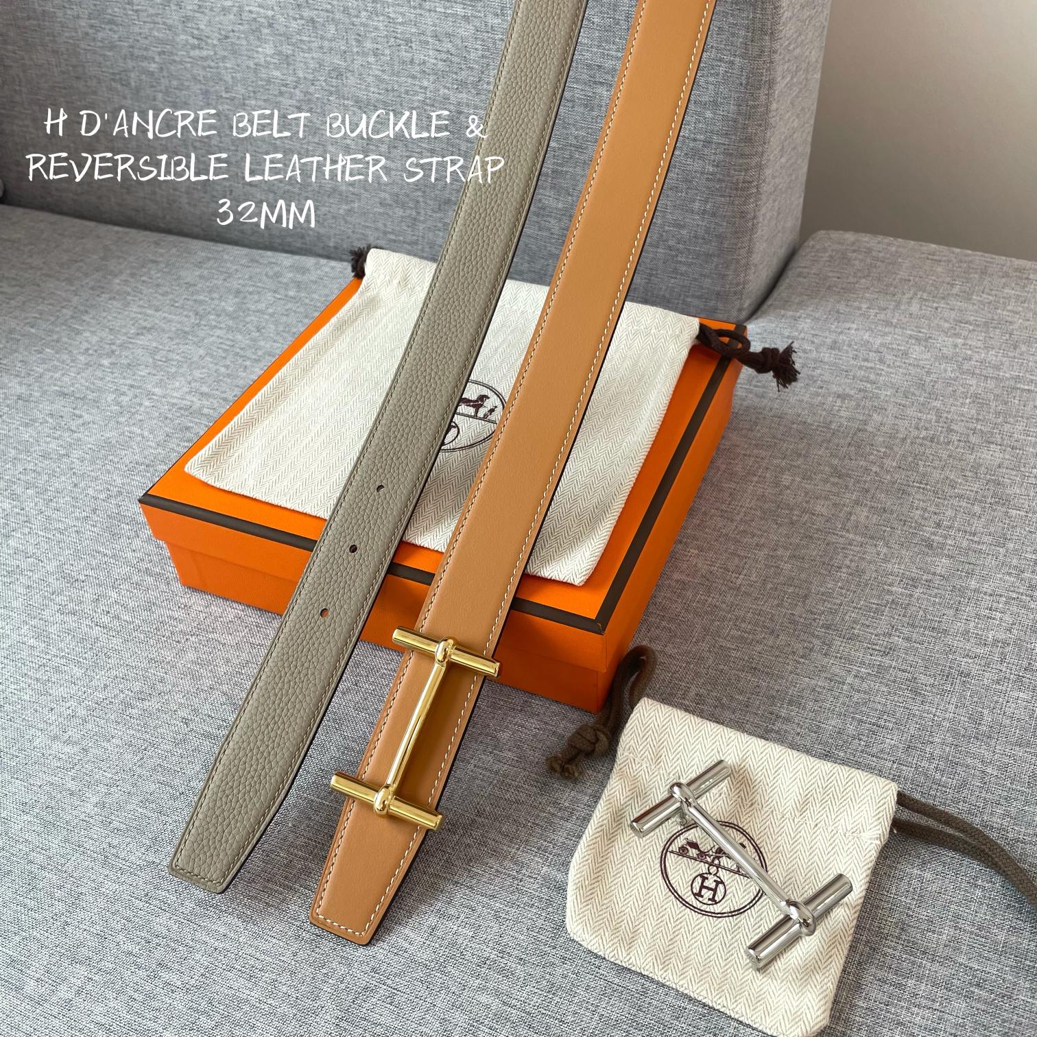 H*ermes Belts Top Quality 3.2CM