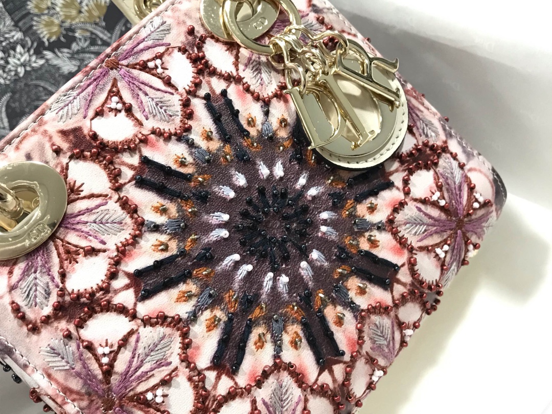 D*ior Top Bag 17*15*7cm