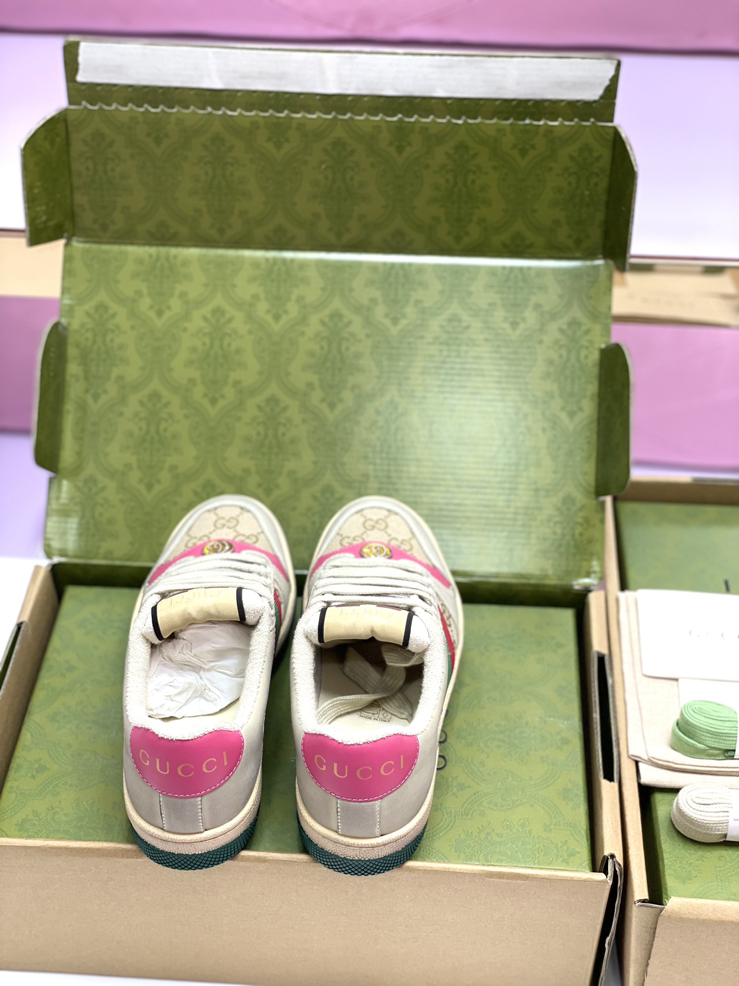 Men Women G*ucci Top Sneaker