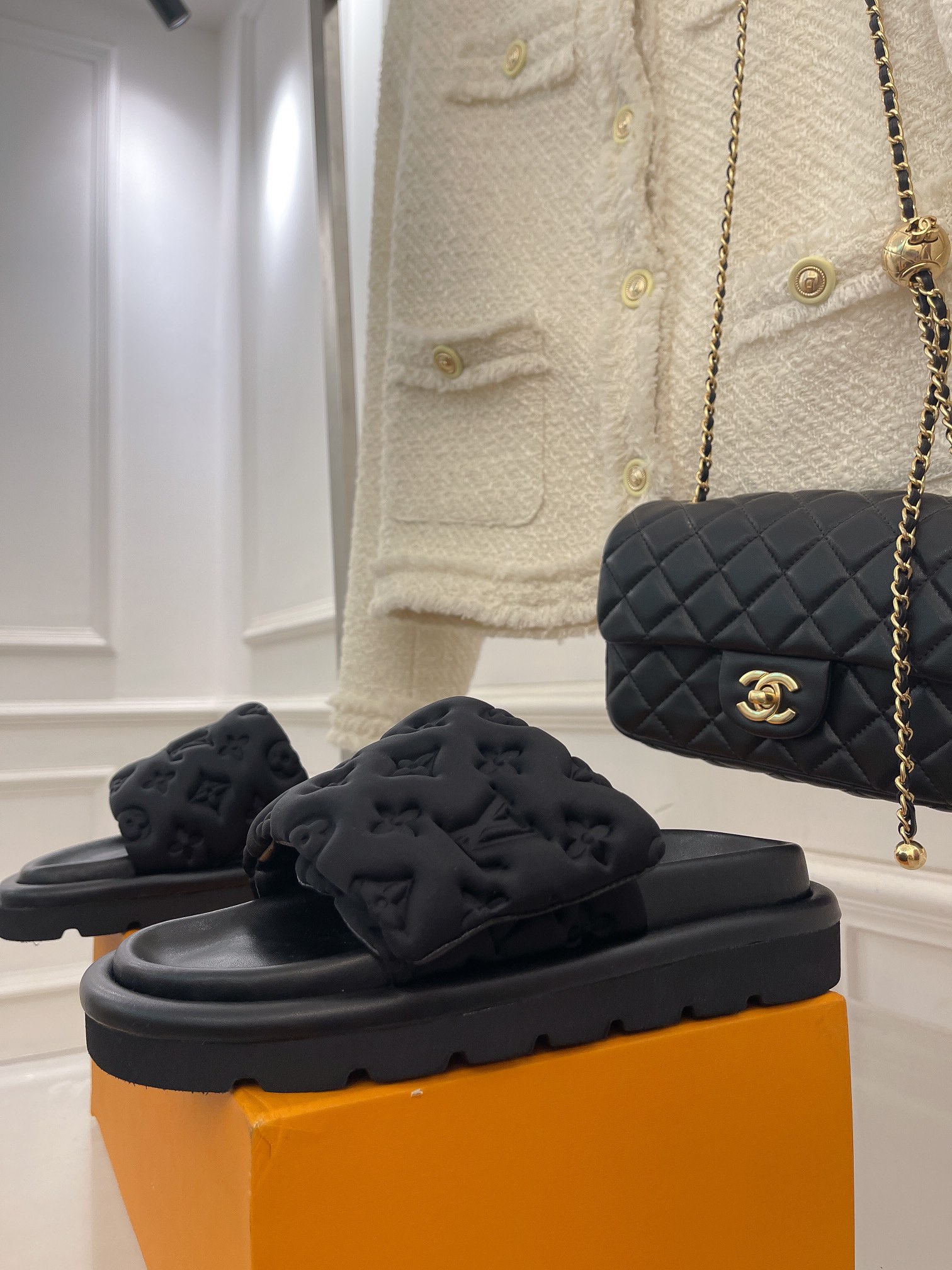 Men Women L*ouis V*uitton Top Sandals