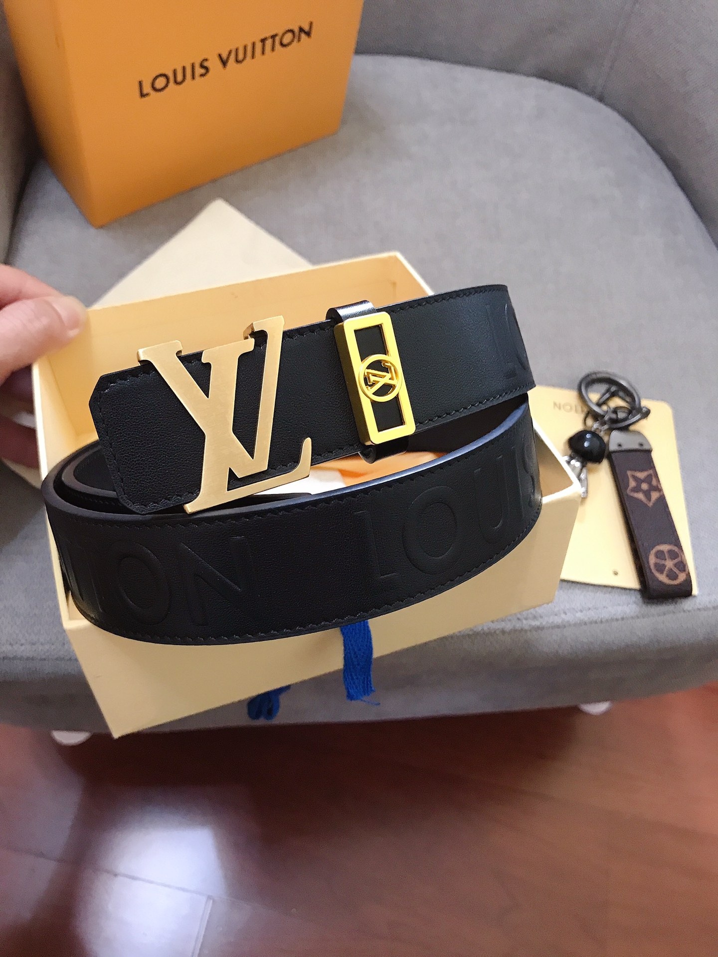 L*ouis V*uitton Belts Top Quality 34MM