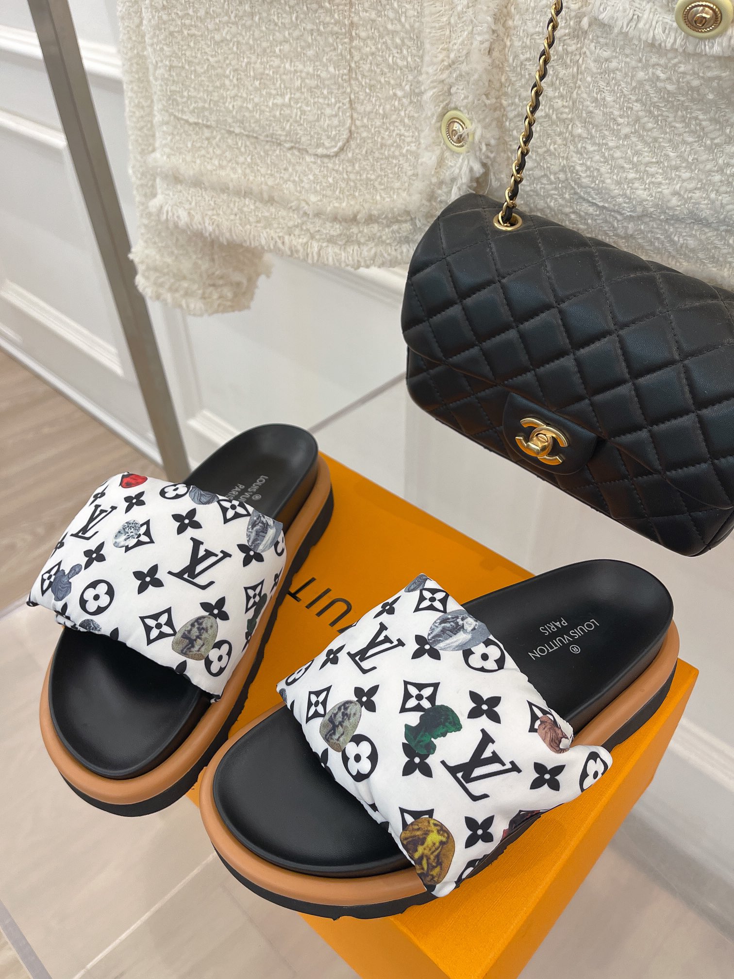 Men Women L*ouis V*uitton Top Sandals