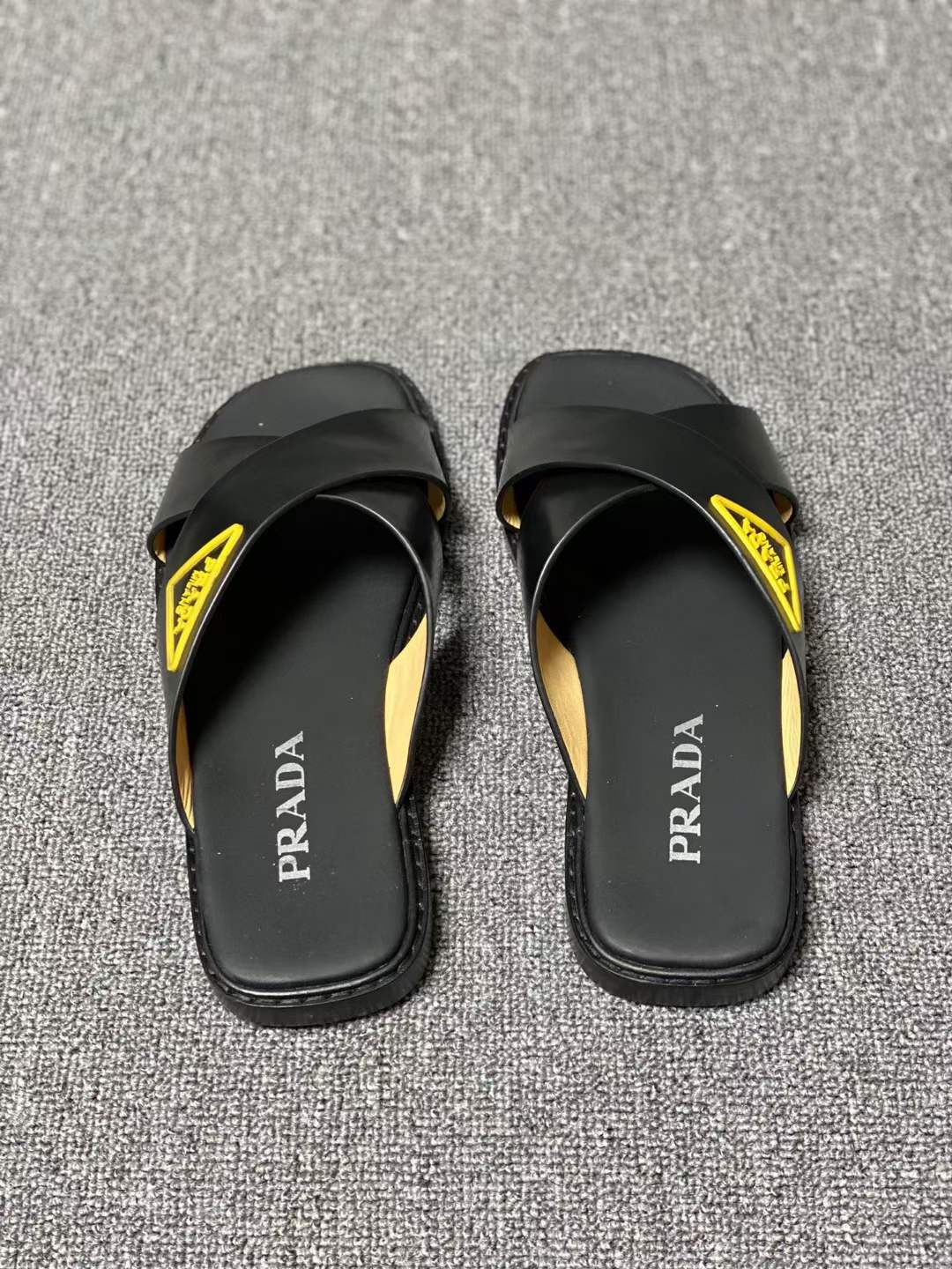 Men P*rada Top Sandals