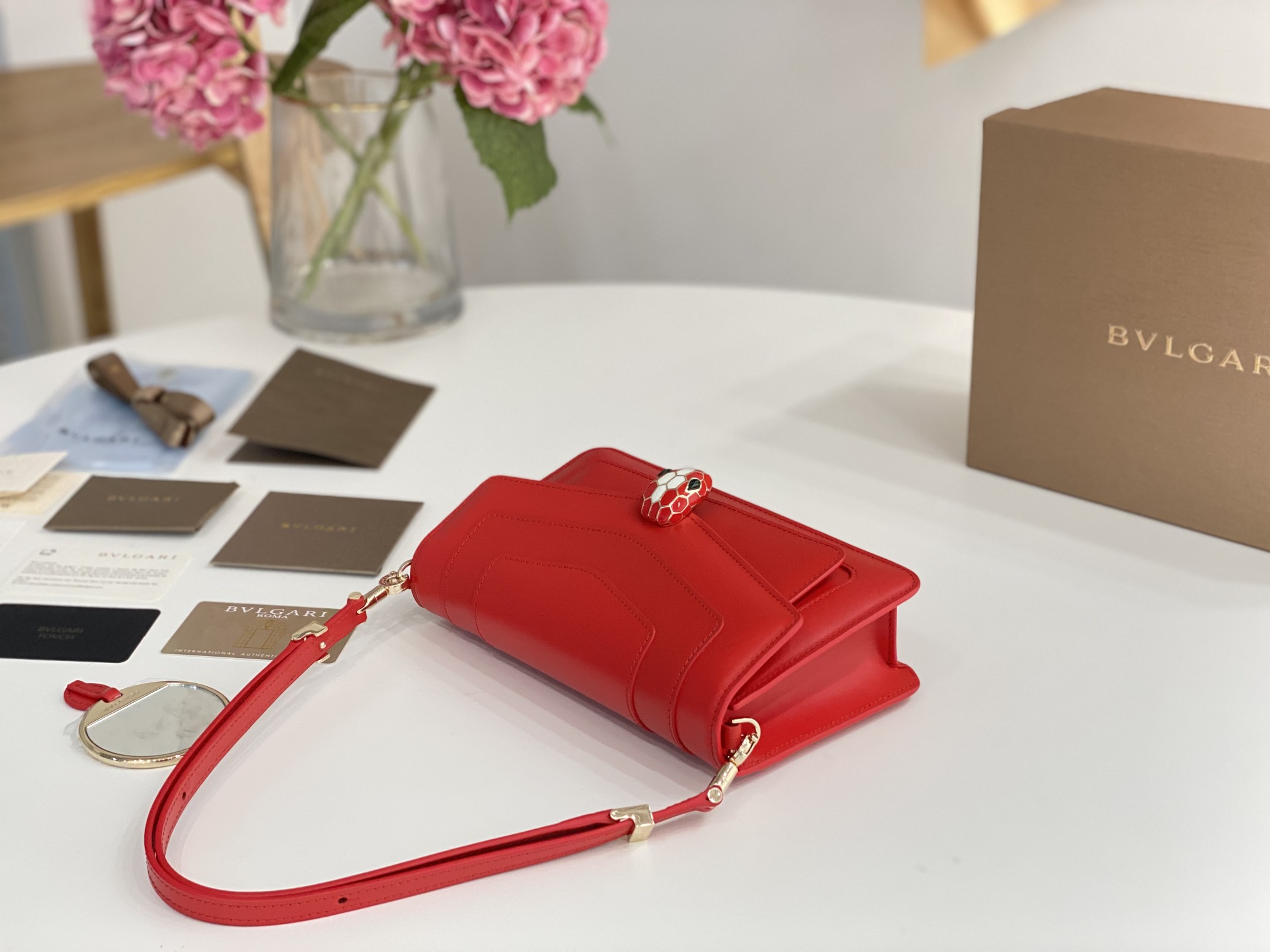 B*vlgari Bag Top Quality 22*15*4.5CM