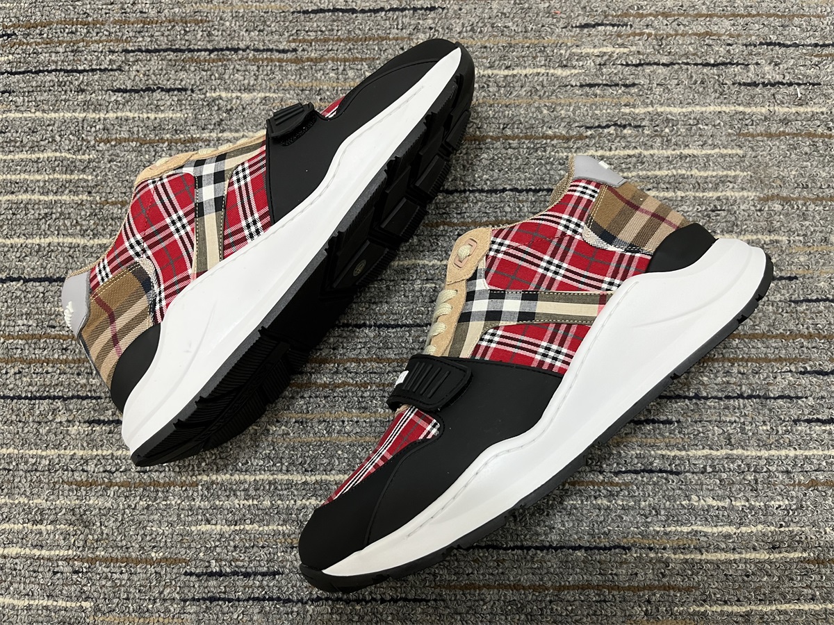 Men B*urberry Top Sneakers