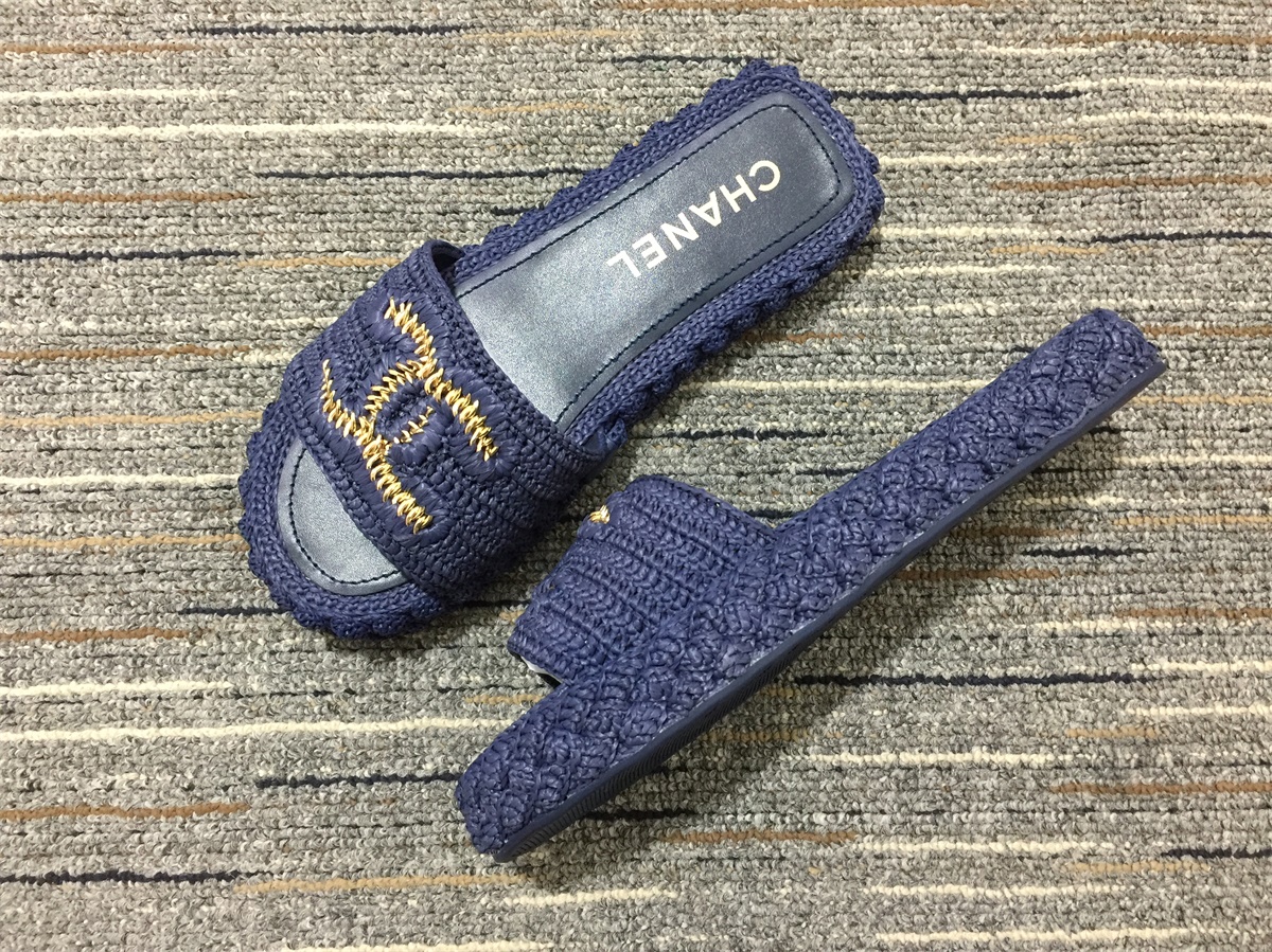 Women C*hanel Top Slippers