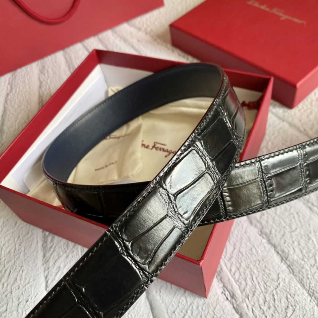 F*erragamo Belts Top Version 3.5cm