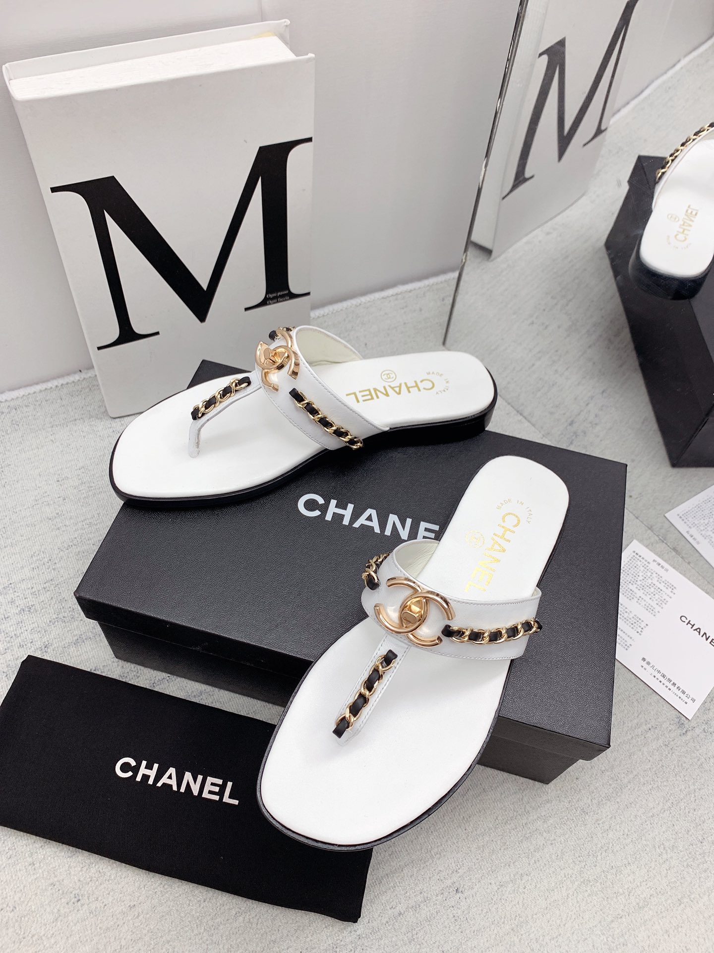 Women C*hanel Top Sandals