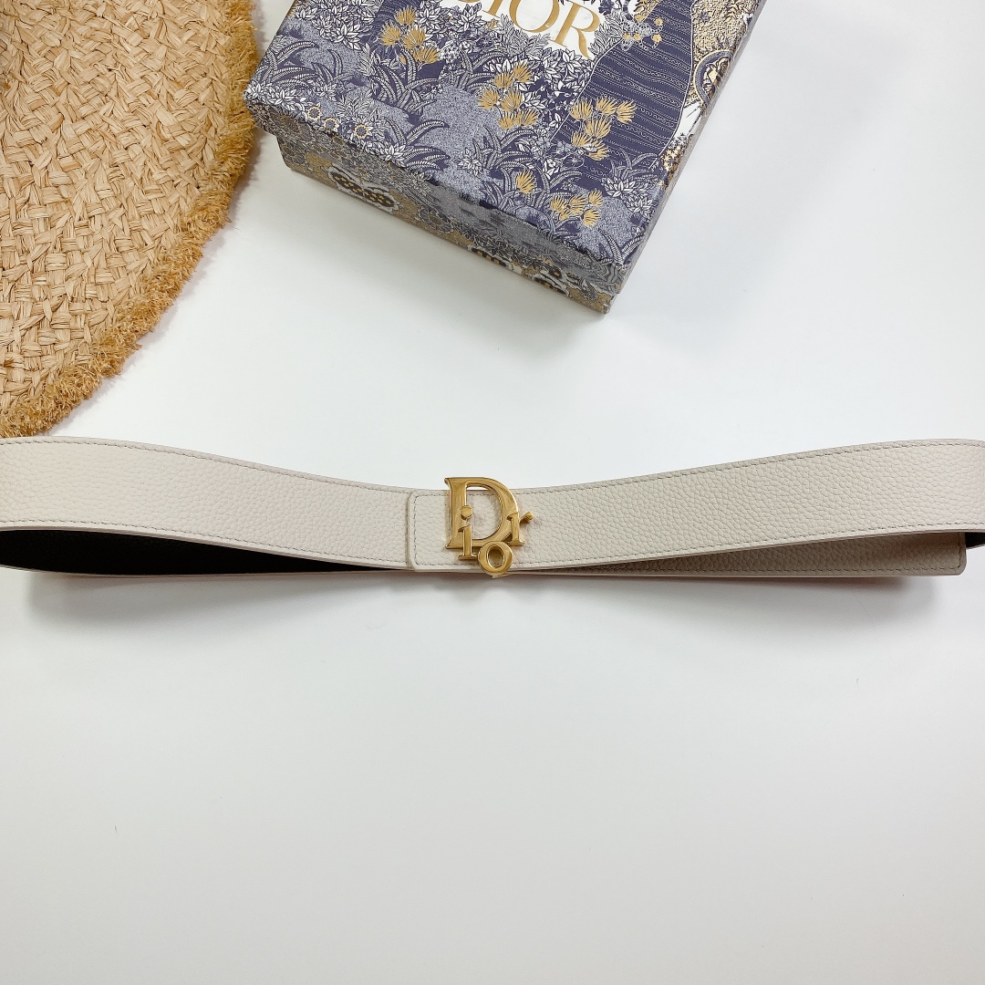 D*ior Belts Top Quality 34MM