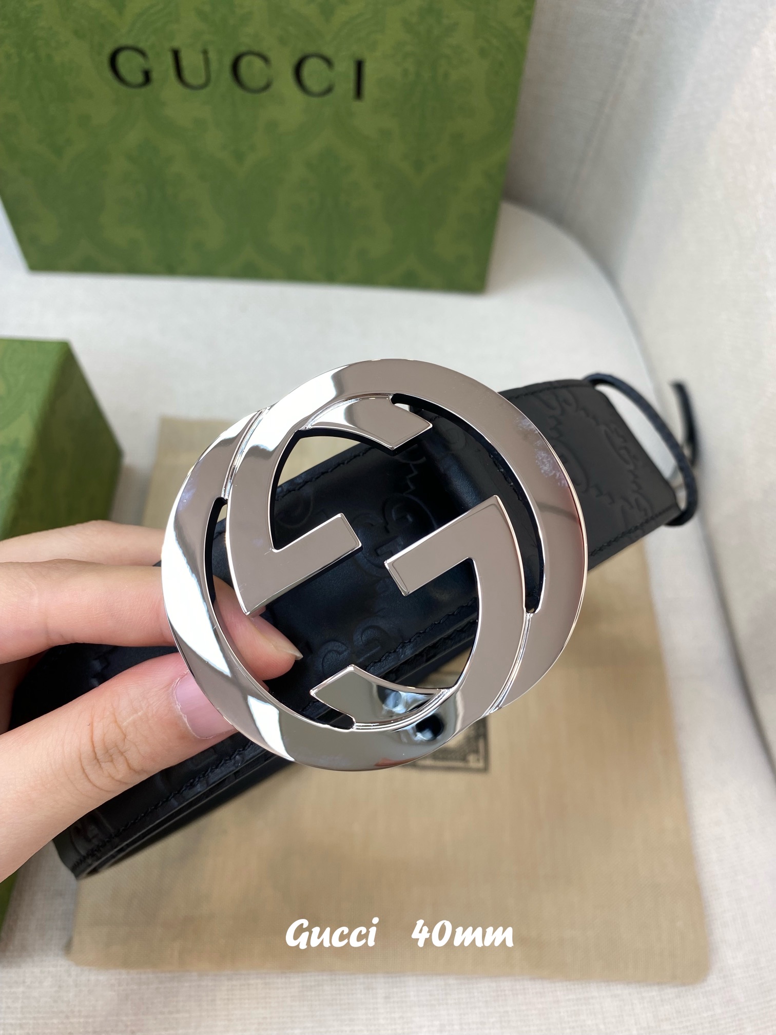 G*ucci Belts Top Quality 40MM