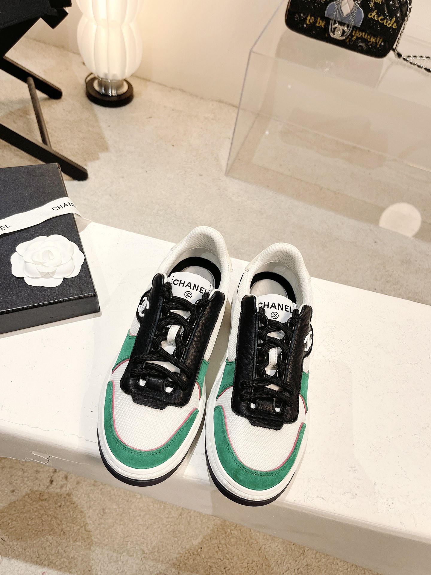 Women C*hanel Top Sneaker