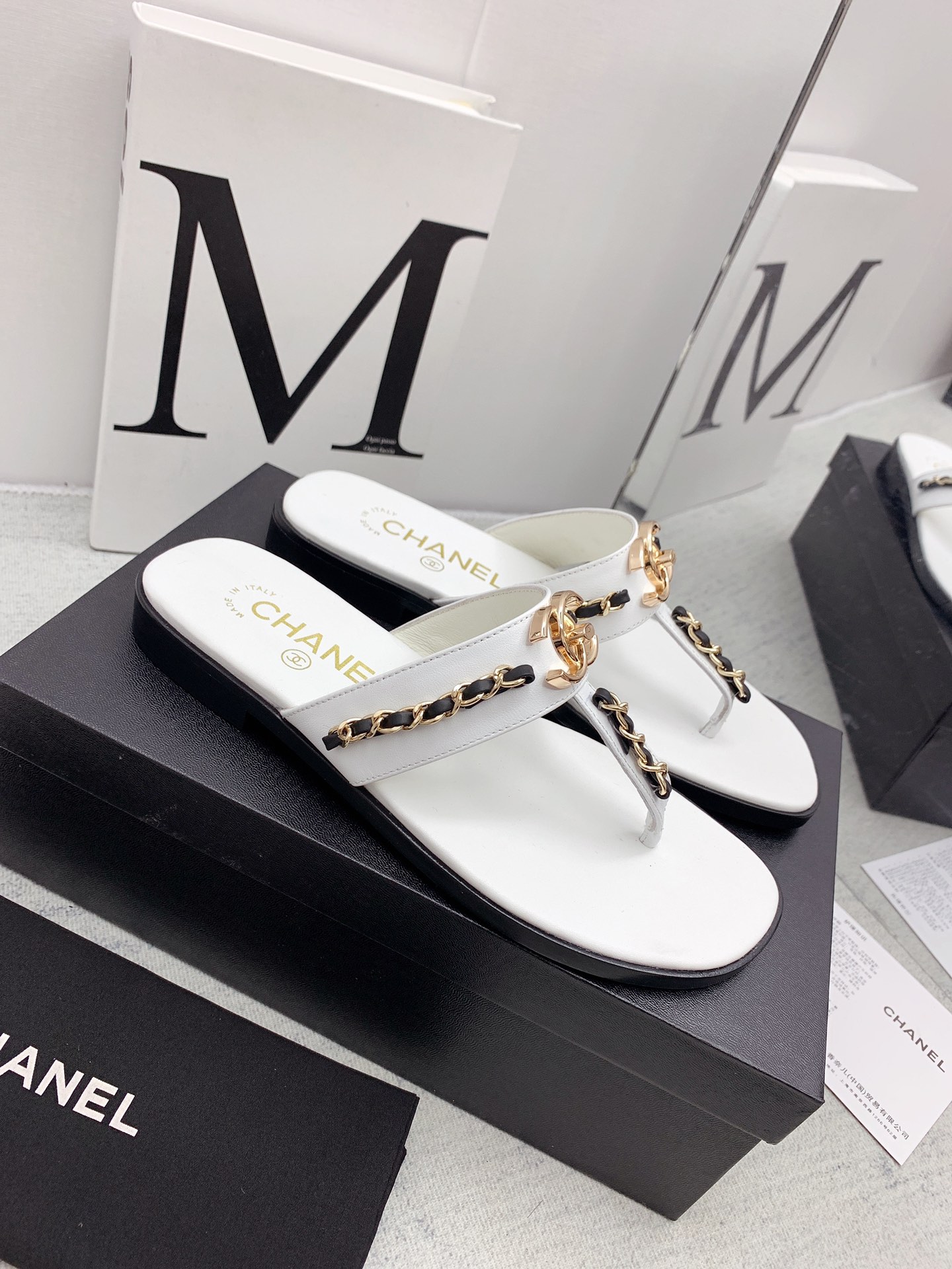 Women C*hanel Top Sandals