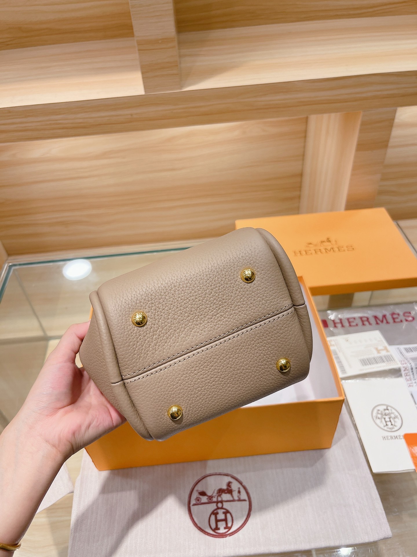 H*ermes Top Bag 15*18cm