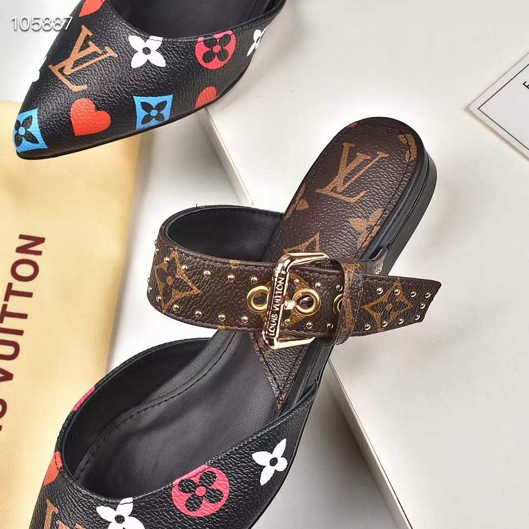 Women L*ouis V*uitton Top Slippers