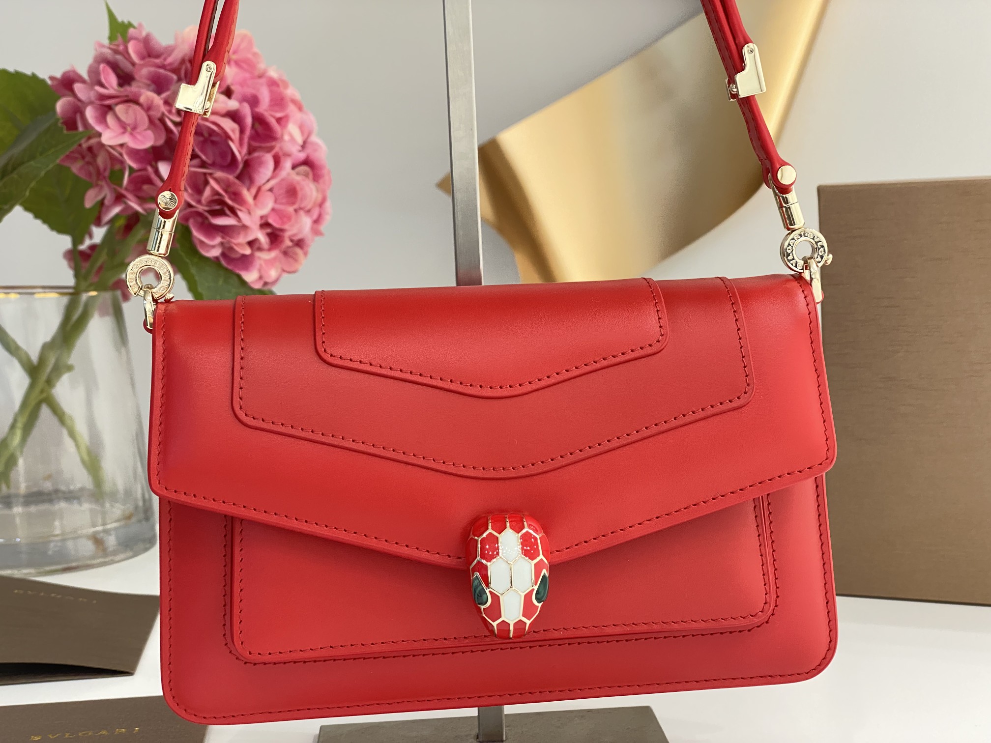 B*vlgari Bag Top Quality 22*15*4.5CM