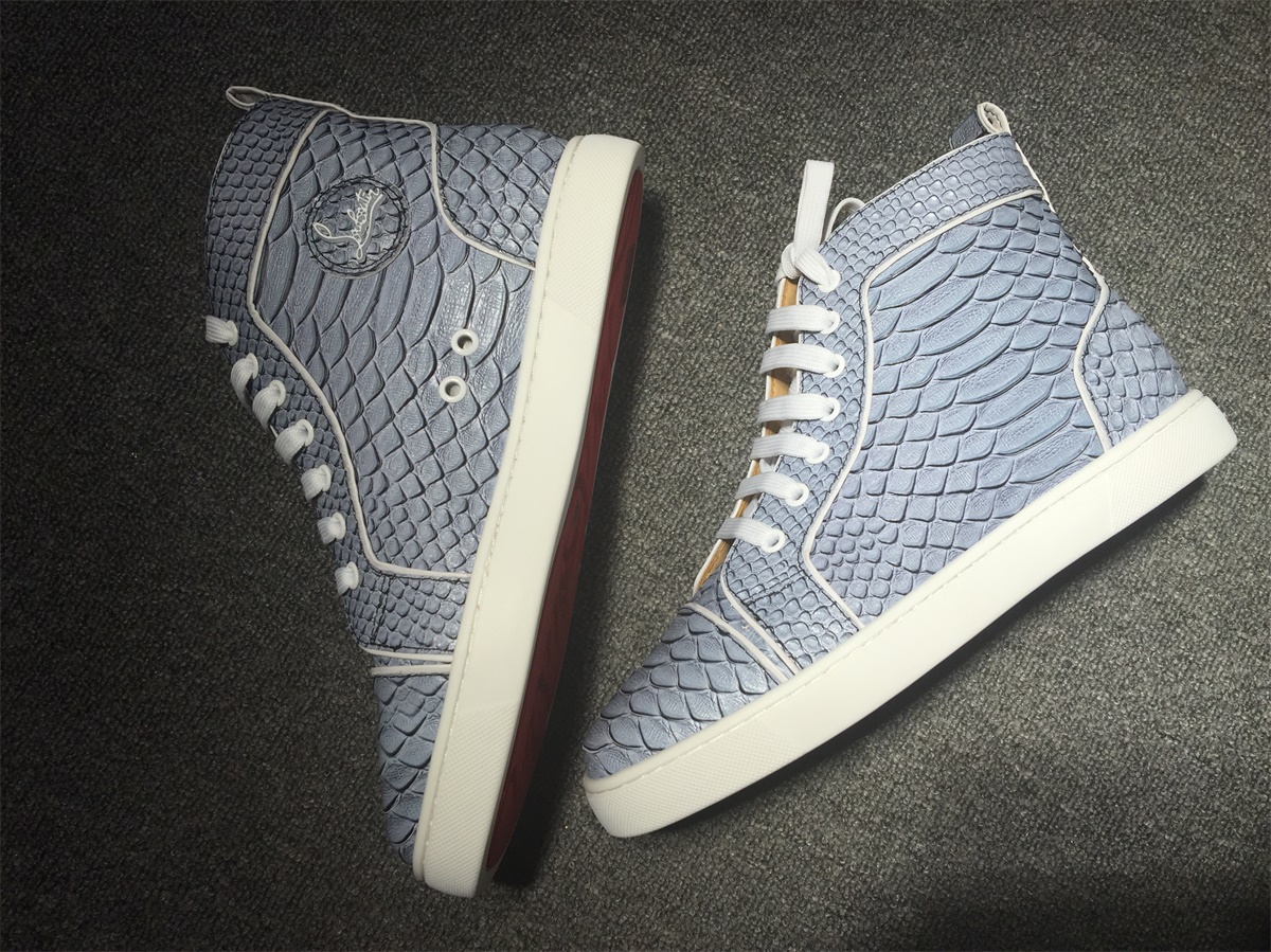 C*ristian L*uboutin Python Sneaker