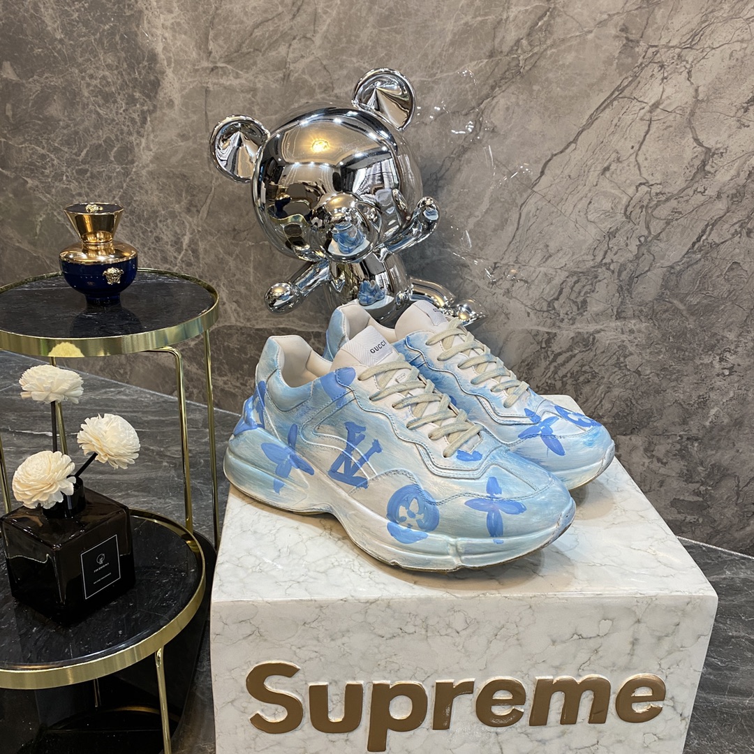 Men Women G*ucci Top Sneaker