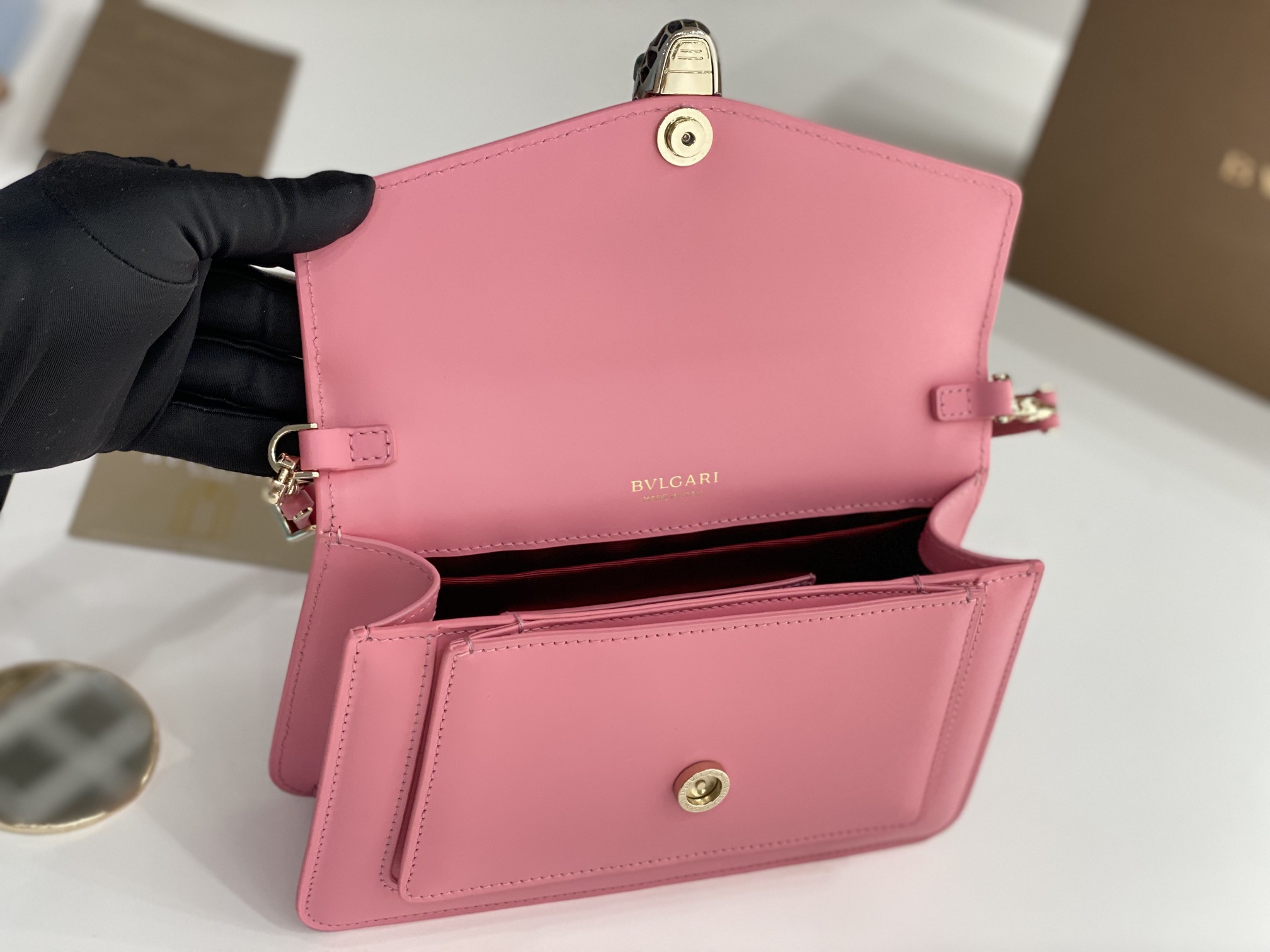 B*vlgari Bag Top Quality 22*15*4.5CM