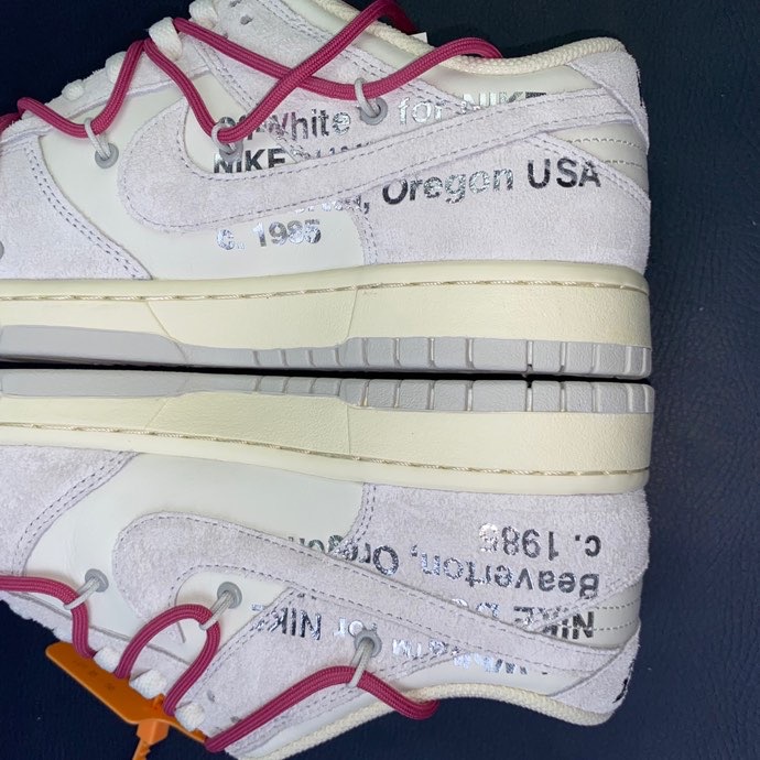 from O*ff-W*hite x Nike Dunk Low
