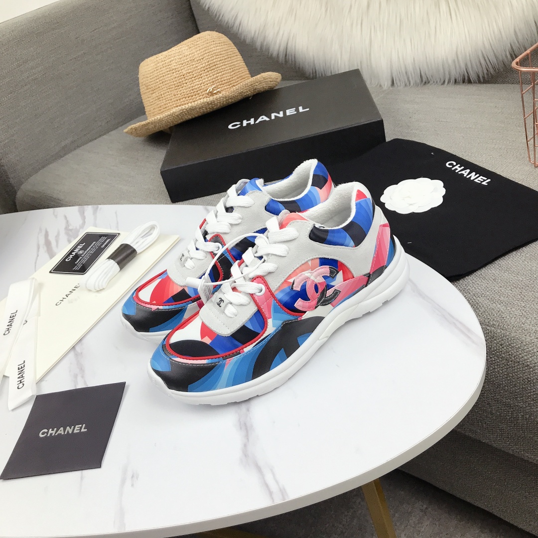Men Women C*hanel Top Sneaker