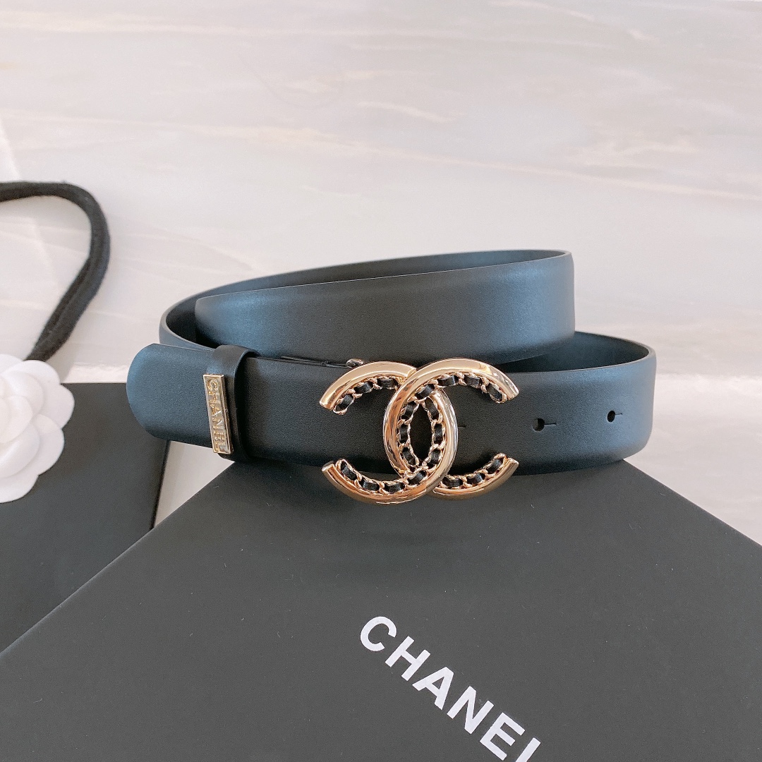 C*hanel Belts Top Quality 30MM