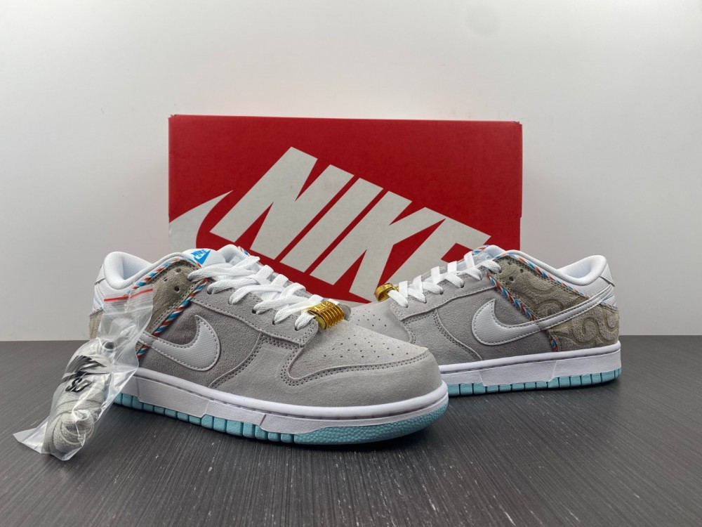 from Nike SB Dunk Low Barber Shop DH7614-500