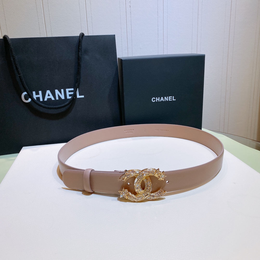 C*hanel Belts Top Quality 30MM