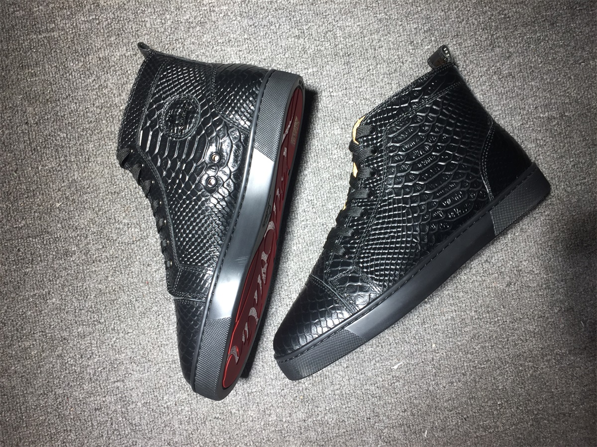 C*ristian L*uboutin Python Sneaker