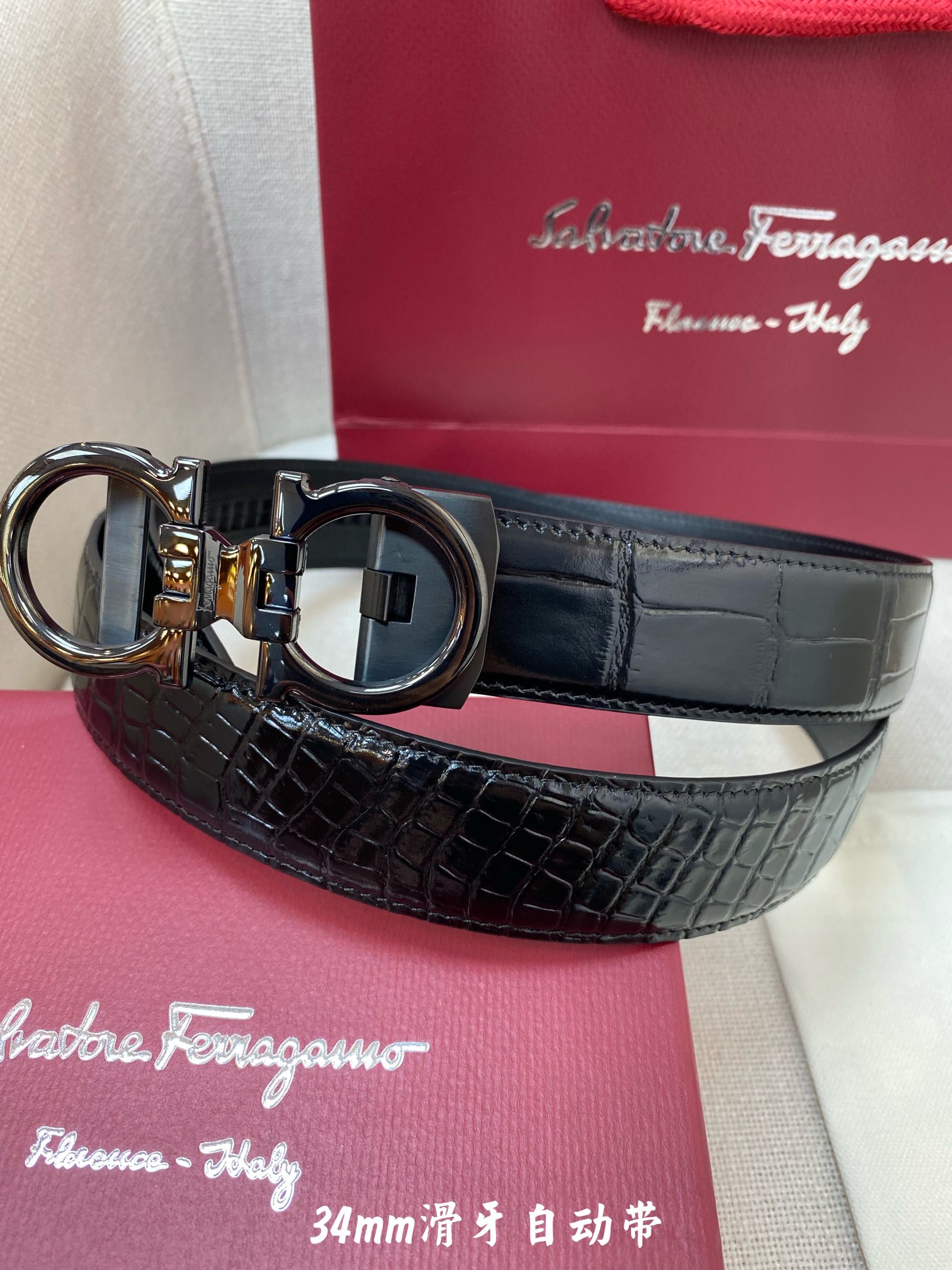 F*erragamo Belts Top Quality 3.5 CM