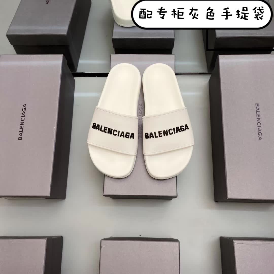 B*lenciaga Slippers