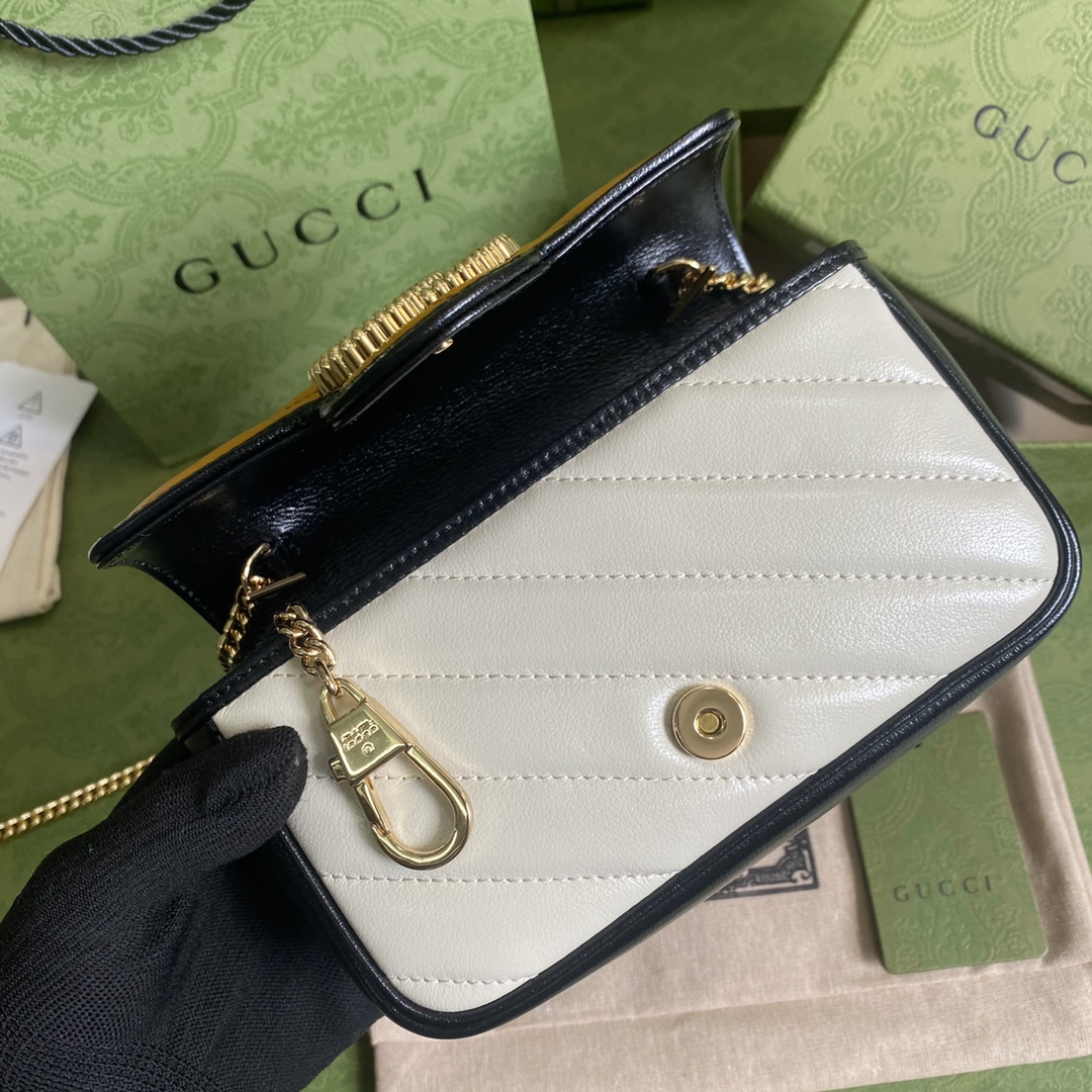 G*ucci Bag Top Quality 16.5*10.2*5.1cm