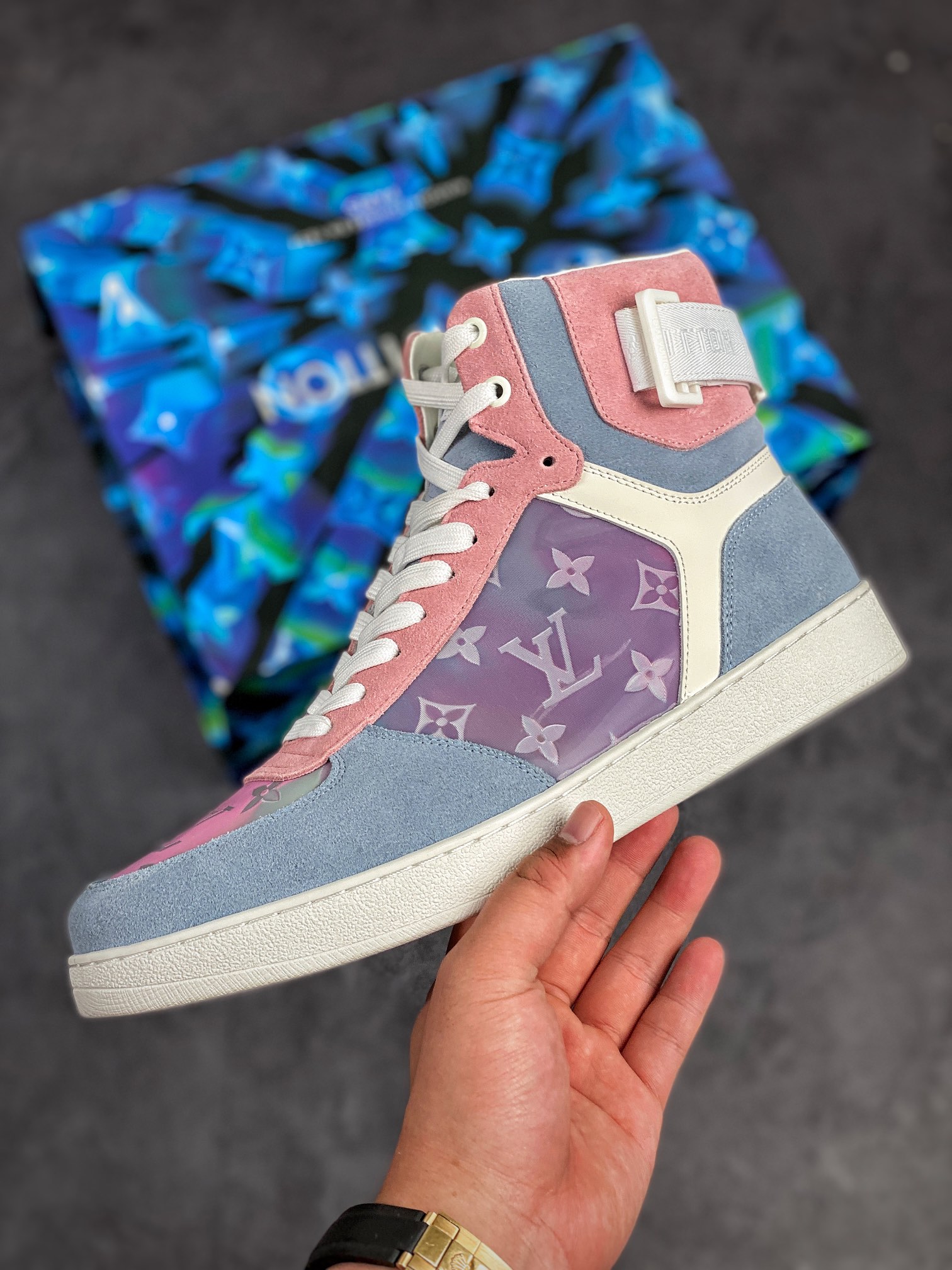 Men L*ouis V*uitton Top Sneaker