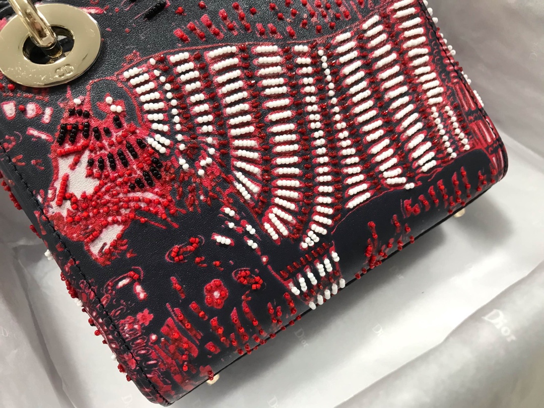 D*ior Top Bag 17*15*7cm