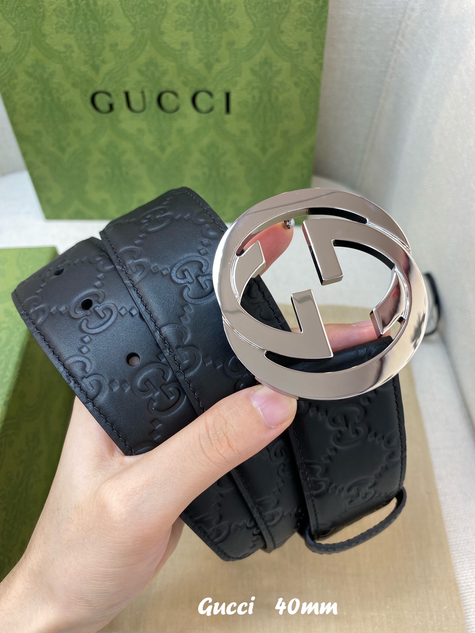 G*ucci Belts Top Quality 40MM
