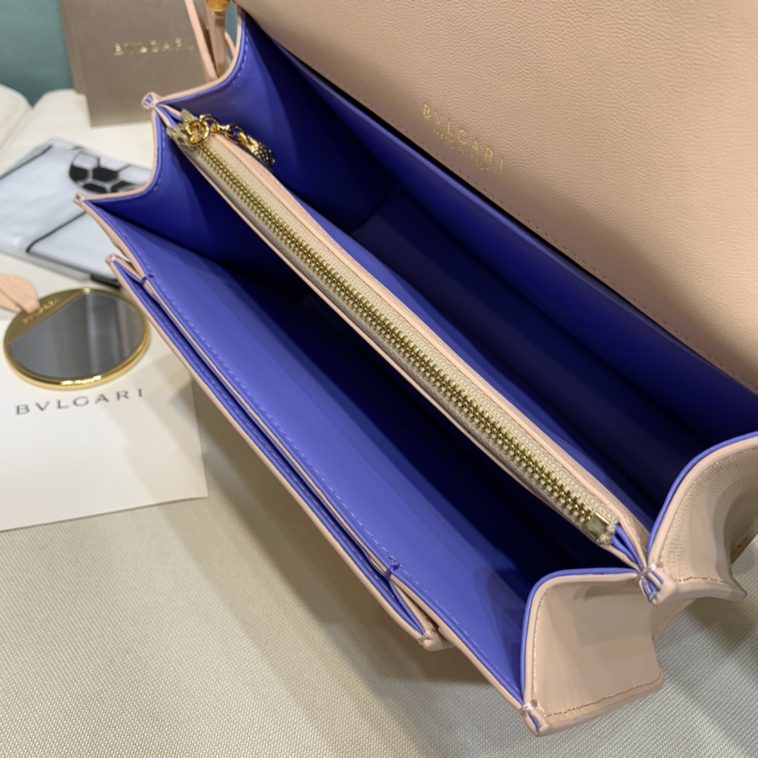 B*vlgari Top Bag 25×14.5×9cm