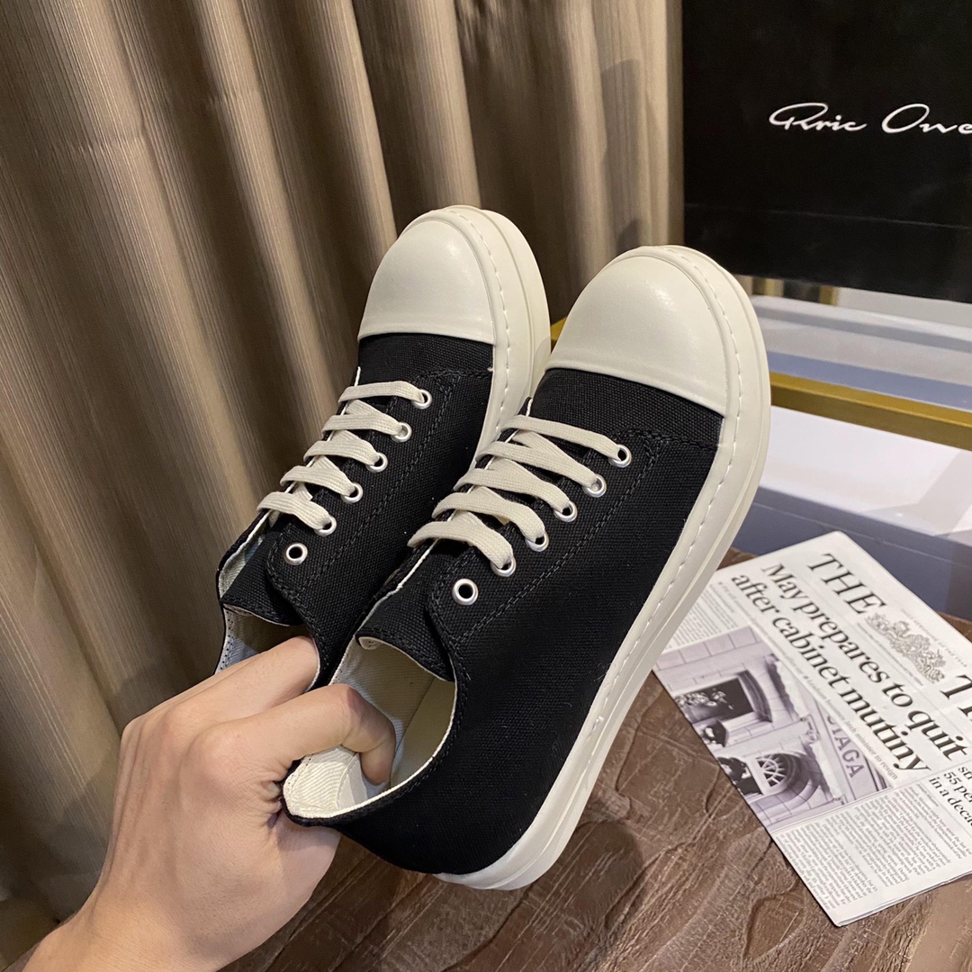 Men Women R*ick O*wens Top Sneaker