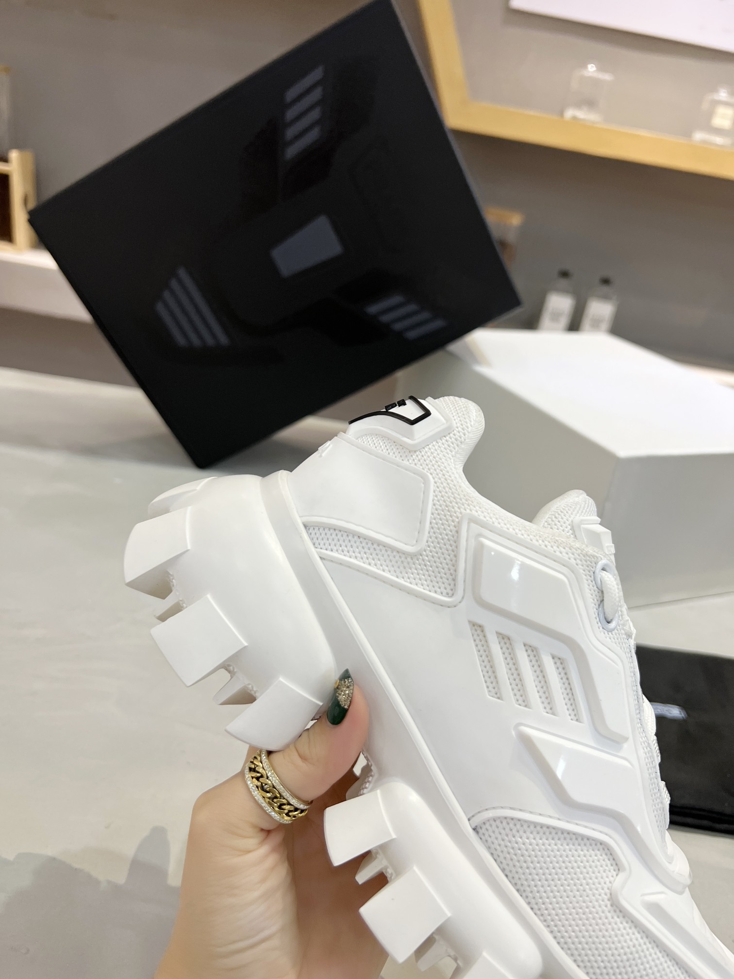 Men Women P*rada Top Sneaker