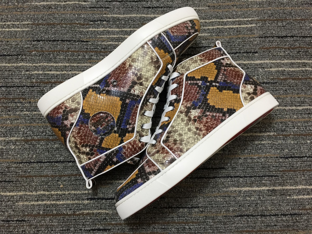 C*ristian L*uboutin Python Sneaker