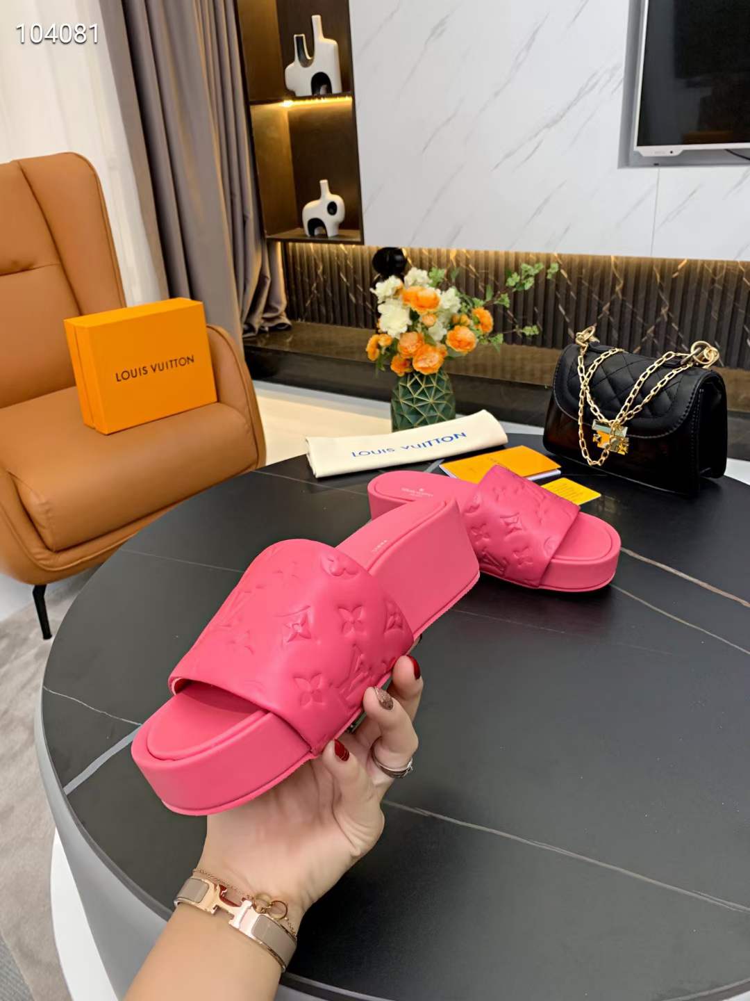 Women L*ouis V*uitton Top Slippers