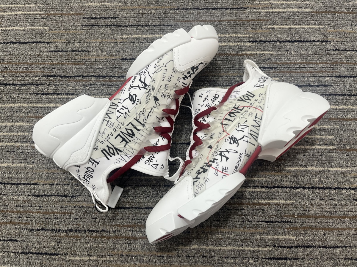 Men Women D*ior Top Sneakers