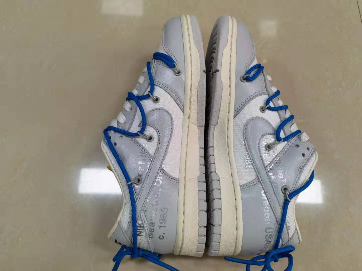 from O*ff-W*hite x Nike Dunk Low